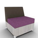 LB Lounge 1 Seater Solid Base 34H