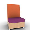 LB Lounge 1 Seater Solid Base 50H