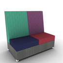 LB Lounge 2 Seater Solid Base 50H X 54W X 30