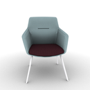 Ardyn Low Back Lounge Chair 4-Leg Metal Base Configurable