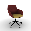 Ardyn Low Back Lounge Chair 5-Star Base Configurable