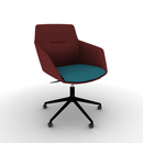 Ardyn Low Back Lounge Chair 5-Star Base Configurable
