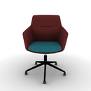 Ardyn Low Back Lounge Chair 5-Star Base Configurable