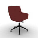 Ardyn Low Back Lounge Chair 5-Star Base Configurable