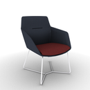 Ardyn Low Back Lounge Chair Wire Base Configurable