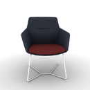 Ardyn Low Back Lounge Chair Wire Base Configurable