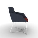 Ardyn Low Back Lounge Chair Wire Base Configurable
