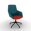 Ardyn Mid Back Lounge Chair 5-Star Base Configurable
