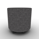 Hakr Round Ottoman 18 Dia Mobile