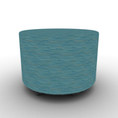 Hakr Round Ottoman 24 Dia Mobile