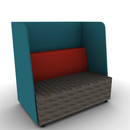 Hakr Configurable Full Privacy Lounge 2-Seater 48"W