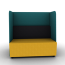 Hakr Configurable Full Privacy Lounge 2-Seater 48"W