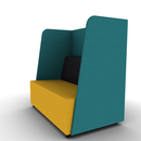 Hakr Configurable Full Privacy Lounge 2-Seater 48"W