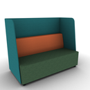 Hakr Configurable Full Privacy Lounge 2-Seater 60"W