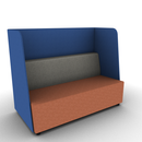 Hakr Configurable Full Privacy Lounge 2-Seater 60"W