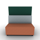 Hakr Configurable Privacy Lounge 2-Seater 48"W