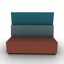 Hakr Configurable Privacy Lounge 2-Seater 60"W