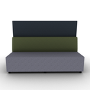 Hakr Configurable Privacy Lounge 3-Seater 72"W