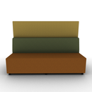 Hakr Configurable Privacy Lounge 3-Seater 72"W