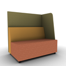 Hakr Partial Privacy Lounge 2-Seater 48W Left Hand Configurable