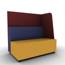 Hakr Partial Privacy Lounge 2-Seater 48W Left Hand Configurable