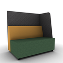 Hakr Partial Privacy Lounge 2-Seater 48W Left Hand Configurable