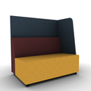 Hakr Partial Privacy Lounge 2-Seater 48W Left Hand Configurable