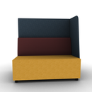 Hakr Partial Privacy Lounge 2-Seater 48W Left Hand Configurable