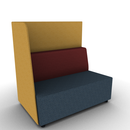 Hakr Partial Privacy Lounge 2-Seater 48W Right Hand Configurable