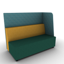 Hakr Partial Privacy Lounge 2-Seater 60W Left Hand Configurable