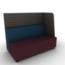 Hakr Partial Privacy Lounge 2-Seater 60W Left Hand Configurable