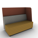 Hakr Partial Privacy Lounge 2-Seater 60W Left Hand Configurable