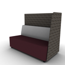 Hakr Partial Privacy Lounge 2-Seater 60W Left Hand Configurable