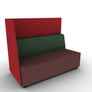 Hakr Partial Privacy Lounge 2-Seater 60W Right Hand Configurable