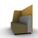 Hakr Partial Privacy Lounge 2-Seater 60W Right Hand Configurable