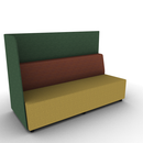 Hakr Partial Privacy Lounge 3-Seater 72W Right Hand Configurable