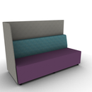 Hakr Partial Privacy Lounge 3-Seater 72W Right Hand Configurable