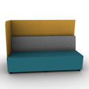 Hakr Partial Privacy Lounge 3-Seater 72W Right Hand Configurable