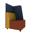 Hakr Partial Privacy Lounge Left Hand Configurable