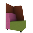 Hakr Partial Privacy Lounge Left Hand Configurable