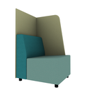 Hakr Partial Privacy Lounge Left Hand Configurable