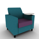 NV Configurable Lounge Club Chair Tablet LH