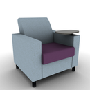 NV Configurable Lounge Club Chair Tablet LH