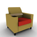 NV Configurable Lounge Club Chair Tablet RH