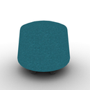 Soft Round Mobile Ottoman 18H