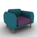 Soft Configurable Lounge Club Chair