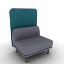 Soft Privacy Lounge Armless