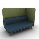 Soft Partial Privacy Lounge 2-Seater Left Hand