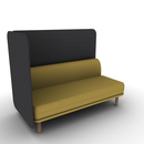 Soft Partial Privacy Lounge 2-Seater Right Hand