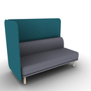 Soft Partial Privacy Lounge 2-Seater Right Hand